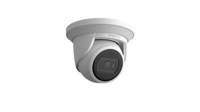 HANWHA ANE-L6012R Wisenet 2MP supercompacte IR-flateye-camera, resolutie van 1920 x 1080, ingebouwde 3 mm vaste lens, 30 fps bij alle resoluties, dag en nacht, WDR, ingebouwde Micro