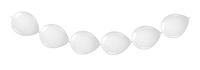 Folat BV Witte knoopballonnen, 8st. - thumbnail