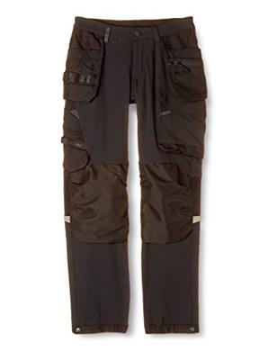 Blåkläder Werkbroek met 4-weg stretch 15221645 | Zwart/Donkergrijs | Maat 44 - 7330509724446