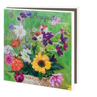 Kaartenmapje Bouquets, Anke van den Burg 10 Stuks