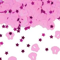 Roze Tafelconfetti - Geboorte Meisje - thumbnail