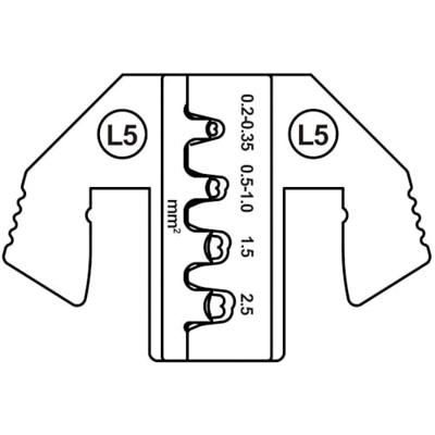 TOOLCRAFT TO-9627231 Krimpinzetstuk MCP 2.8 contact, JPT plat contact, Sensorseriecontact 0.2 tot 2.5 mm²