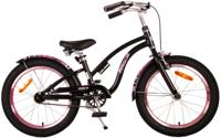 Volare miracle cruiser kinderfiets - meisjes - 18 inch - mat zwart - prime collection - thumbnail