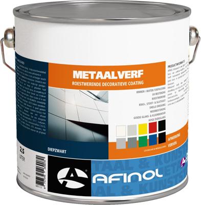 Afinol Metaalverf Geelgroen (RAL 6018) 2,5 liter Afinol Metaalverf Geelgroen (RAL 6018) 2,5 liter