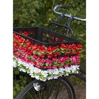 Basil roses garland - bloemenstreng - wit - thumbnail