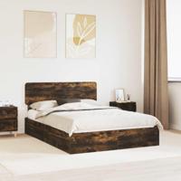 Bedframe met lade met hoofdeinde met opslag Bewerkt hout - thumbnail