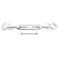 9-delige Zonneschermaccessoireset roestvrij staal - thumbnail