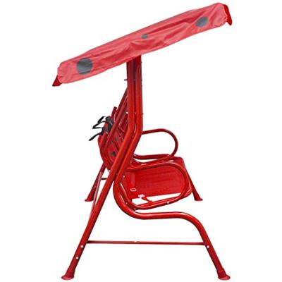 VidaXL Kinderschommelstoel rood