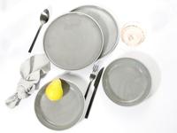 Creatable Serviesset Chef Collection (12-delig servies, Grijs) - thumbnail