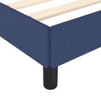 Bedframe zonder matras stof blauw 180x200 cm - thumbnail