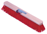 Bezem Euro Stal 80cm rood - thumbnail