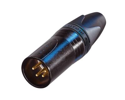 XLR cable plug 4 N/A XX soldeer connecties Zwart