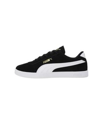 PUMA Club II Sneakers Zwart Wit Goud PUMA Club II Sneakers Zwart Wit Goud