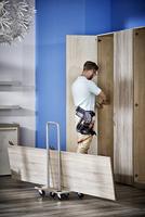 Wolfcraft - meubelroller met handvat - 250 kg - 590 x 195 mm - verhuis trolley - hondje - 5548000 - thumbnail