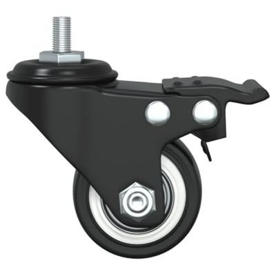VidaXL Zwenkwielen 4 stuks 35 mm ijzer zwart