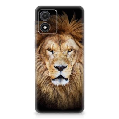 Motorola Moto E13 | TPU Hoesje | Leeuw