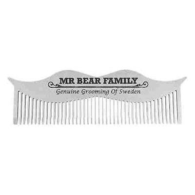 Mr Bear Family Beard Care Moustache Comb 1Stuks