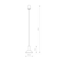 Lyora HanglampHermanos zwart met goud - 8194 - thumbnail