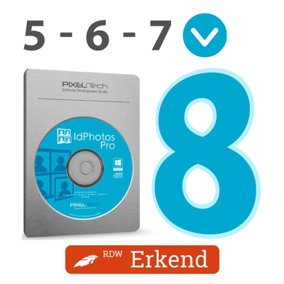 Pixel-Tech idphotos upgrade incl 1 jaar licentie