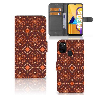 Samsung Galaxy M21 | M30s | Telefoon Hoesje | Batik Brown Samsung Galaxy M21 | M30s | Telefoon Hoesje | Batik Brown