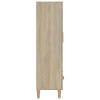 Hoge kast 70x31x115 cm bewerkt hout sonoma eikenkleurig - thumbnail