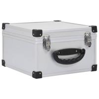 VidaXL Cd-koffer voor 40 cd's aluminium abs zilverkleurig - thumbnail