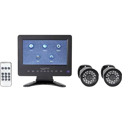 Sygonix SY-4600588 AHD-Bewakingscameraset 2-kanaals Met 2 cameras 1280 x 720 Pixel Sygonix SY-4600588 AHD-Bewakingscameraset 2-kanaals Met 2 cameras 1280 x 720 Pixel