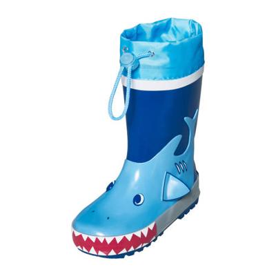 Playshoes regenlaarzen Haai Blauw-25