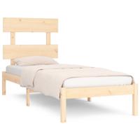 Bedframe massief hout 90x190 cm - thumbnail