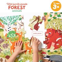 Banana Panda - wild jumbo puzzel bosdieren - 40st. - thumbnail