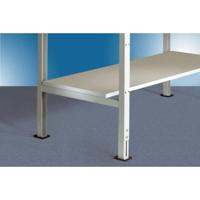 Manuflex ZB3754 Legplanken voor universele werktafels mobiele bxd 1250 x 600 mm, bxdxh= 1250 x 350 x 19 mm - thumbnail