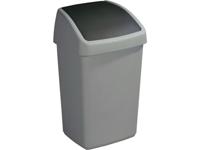 Sunware Delta Prullenbak Met Swingdeksel 25l Grijs - thumbnail