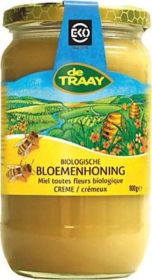 De Traay Bloemenhoning Crème EKO