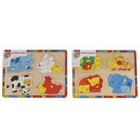 Big Tree houten inlegpuzzel dieren - thumbnail