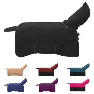VidaXL Paardendeken donkergroen en zwart 155 cm polyester