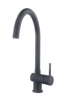 Mueller Round keuken mengkraan gebogen mat zwart - thumbnail