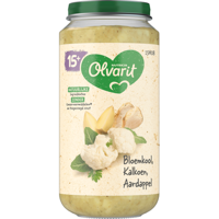Olvarit Bloemkool Kalkoen Aardappel 15+ Maanden 250 g bij Jumbo - thumbnail
