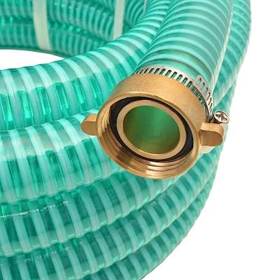 Zuigslang met messing koppelingen 7 m 25 mm groen Zuigslang met messing koppelingen 7 m 25 mm groen