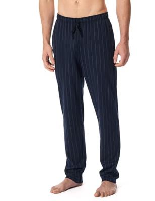 Schiesser pyjamabroek jersey donkerblauw gestreept