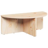 Salontafel 2 pcs Naturel 79 x 39.5 x 40 cm Massief grenenhout - thumbnail
