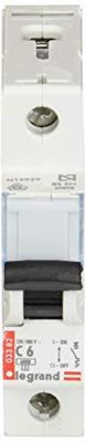Legrand 403430 Legrand 403430 Zekeringautomaat 6 A 230 V/AC, 400 V/AC Legrand 403430 Legrand 403430 Zekeringautomaat 6 A 230 V/AC, 400 V/AC
