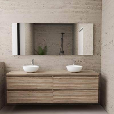 ACTIE BWS Badmeubel | Paris | Canyon Oak | 160 cm | met topplaat