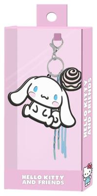 Sanrio Charm Keyring Cinnamoroll Face