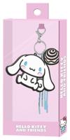 Sanrio Charm Keyring Cinnamoroll Face - thumbnail
