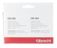 Albrecht CB 250/5090 7117 Kleine externe luidspreker - thumbnail