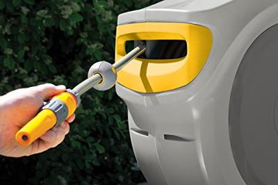 Tuinslanghaspel Auto Reel muurbevestiging 30m slang Tuinslanghaspel Auto Reel muurbevestiging 30m slang