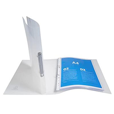 Exacompta ringmap ondoorschijnend, ft A4, 2 ringen van 1,5 cm, transparant Exacompta ringmap ondoorschijnend, ft A4, 2 ringen van 1,5 cm, transparant
