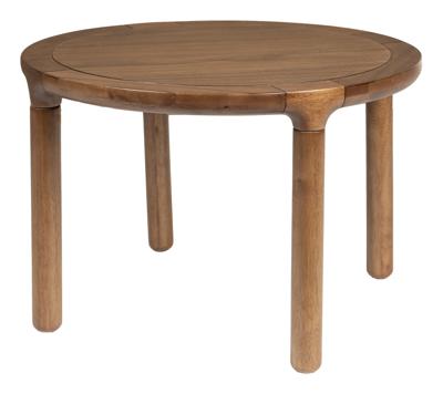 Zuiver Ronde Salontafel 'Storm' Eikenhout, 60cm, kleur Walnoot