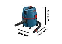Bosch Professional GAS 20 L SFC Nat- en droogstofzuiger - 060197B100 - thumbnail