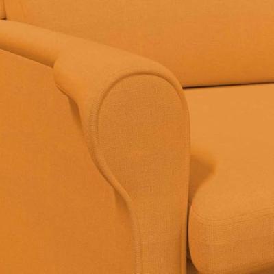 Fauteuil Donkergeel 76 x 94 x 102 cm Stof